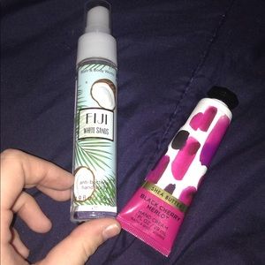 Hand Cream and Sanitizer